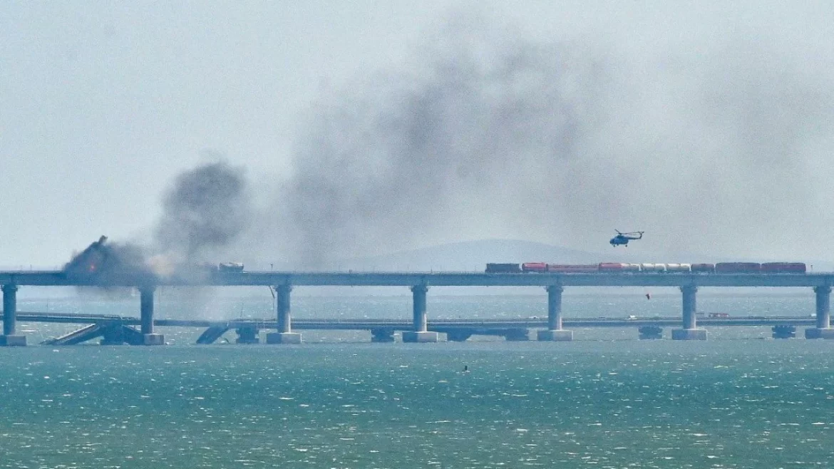 Attack again on Crimea Bridge