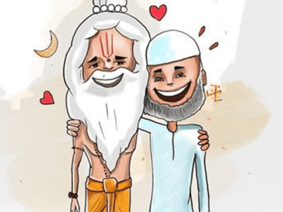 Communal unity at Dwarka temple, News Inside