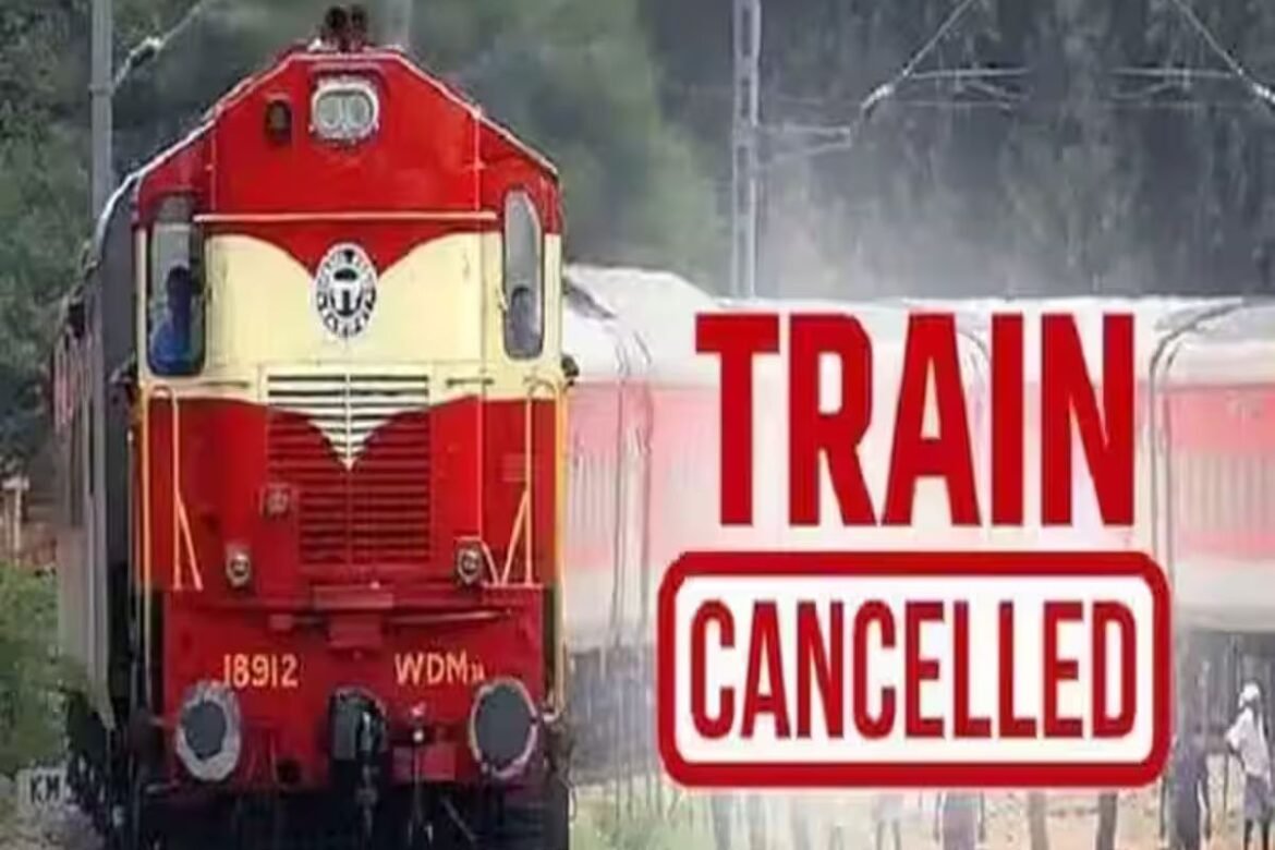 train cancelled due to heavy rain, News Inside